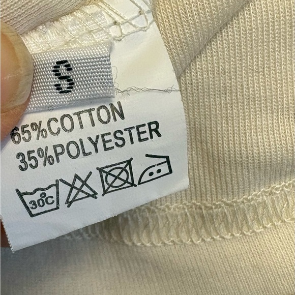 Fort Worth Texas western cowgirl short sleeve beige crop top women's Small - Picture 4 of 6